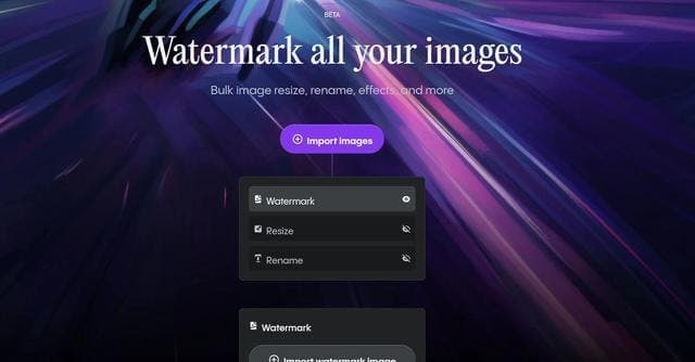 Bulk Image Watermarker screenshot 1