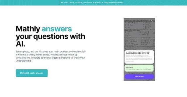 Mathly Homework Helper screenshot 1