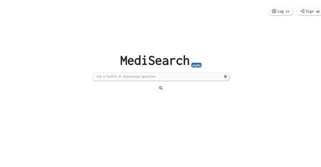MediSearch screenshot 1