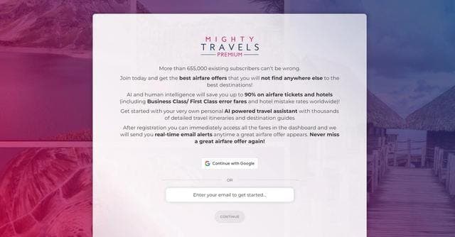 Mighty Travels Deals screenshot 1
