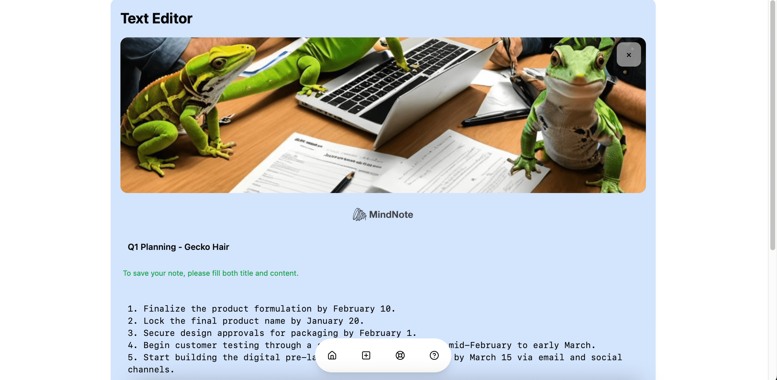 MindNote screenshot 5