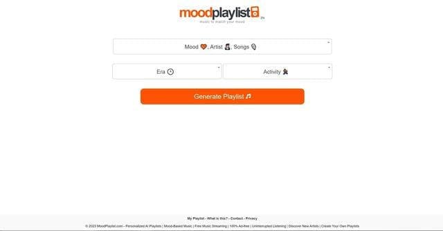 MoodPlaylist screenshot 1