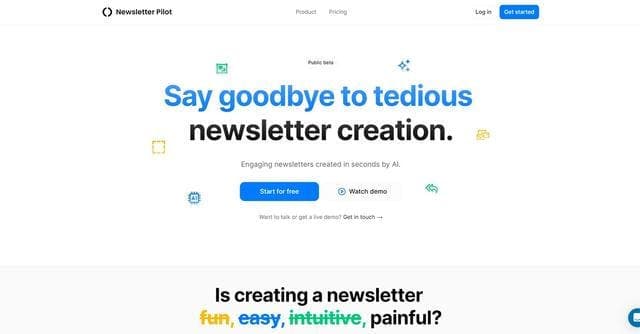 Newsletter Pilot screenshot 1