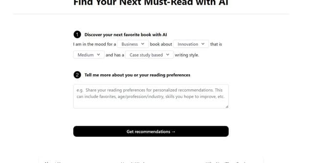NextThreeBooks screenshot 1