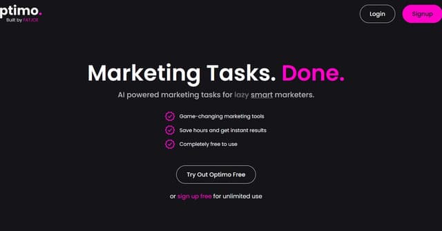 Optimo screenshot 1