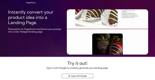 Pagegenie screenshot 1