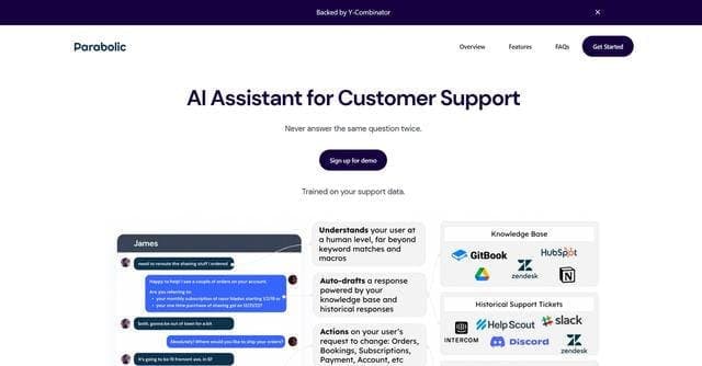 Support Chatbot screenshot 1