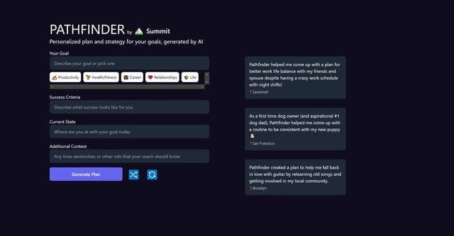 Pathfinder screenshot 1