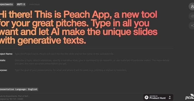 Peach screenshot 1