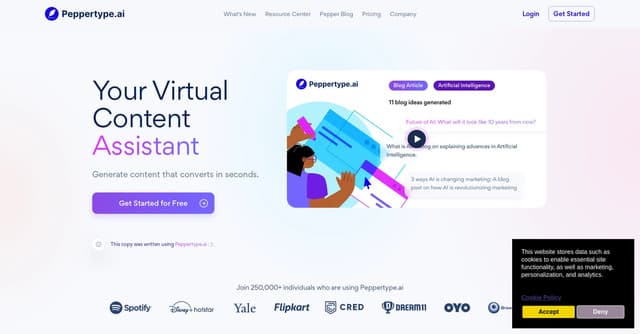 Peppertype Content Creator screenshot 1