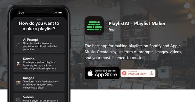 PlaylistAI screenshot 1