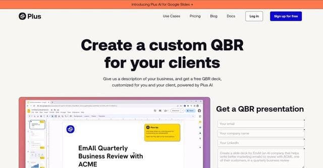 Quarterly Business Review screenshot 1