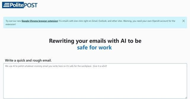 PolitePost screenshot 1