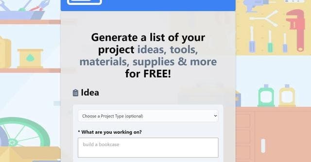 DIY Project Finder screenshot 1