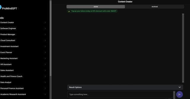 ProMind Content Generator screenshot 1