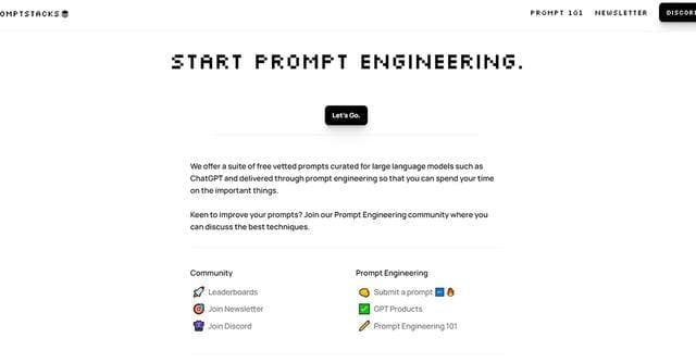 PromptStacks screenshot 1