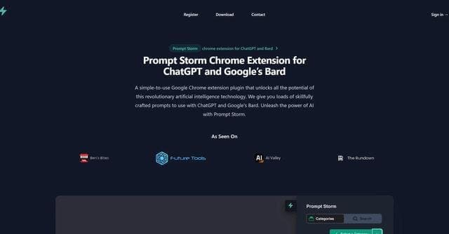 Prompt Storm Extension screenshot 1