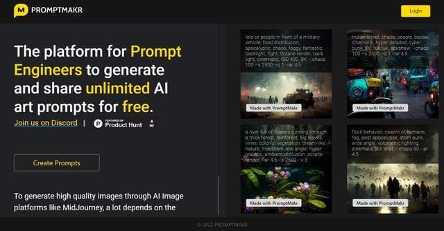 Promptmakr screenshot 1