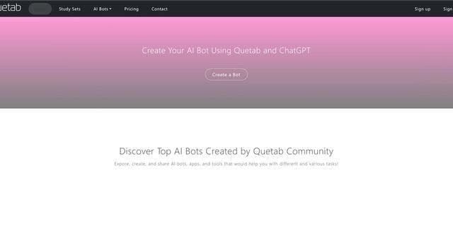 Quetab AI Explorer screenshot 1