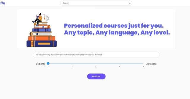Course Creator screenshot 1