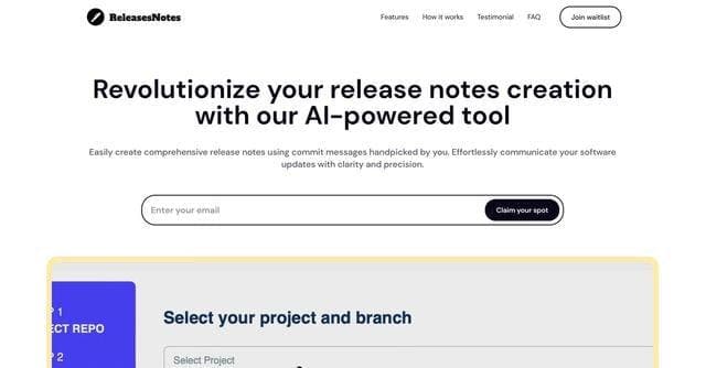 Release Notes Generator screenshot 1