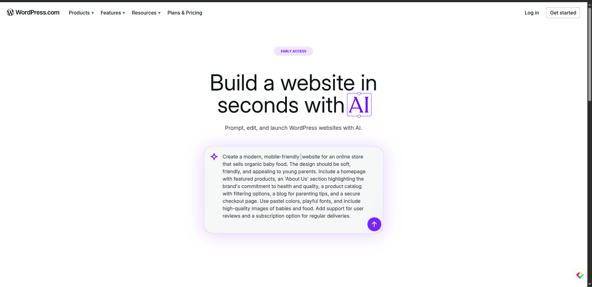 WordPress AI Website builder screenshot 1