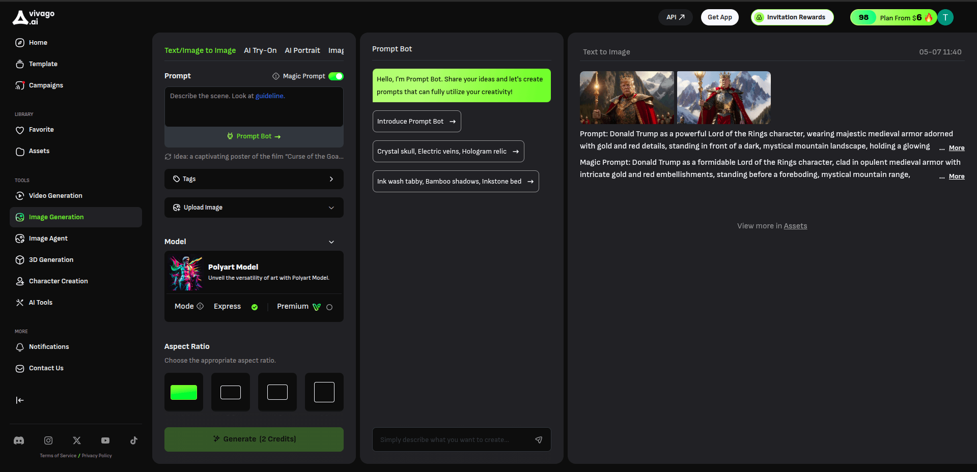 vivago ai screenshot 1