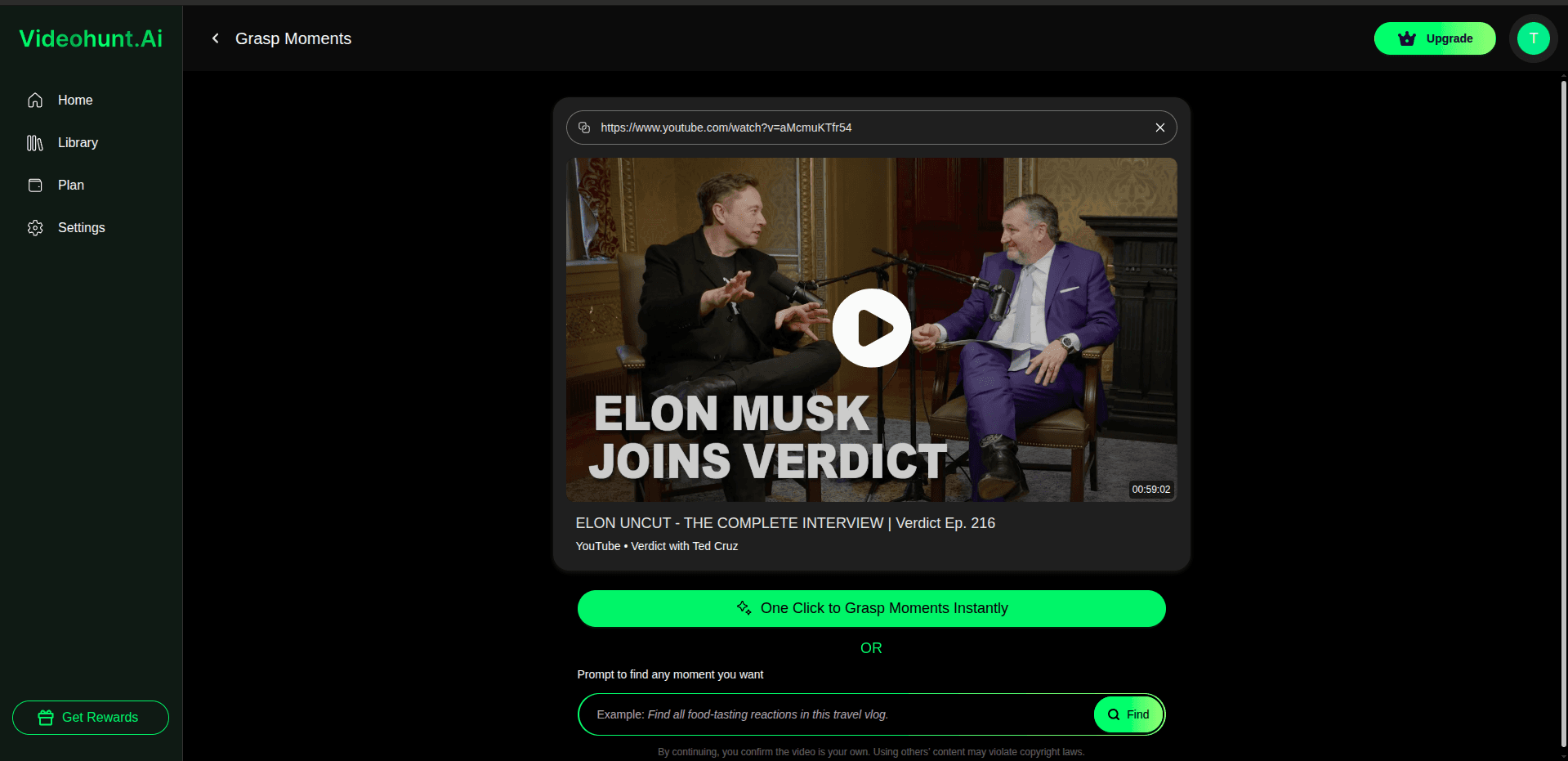 Videohunt.ai screenshot 2