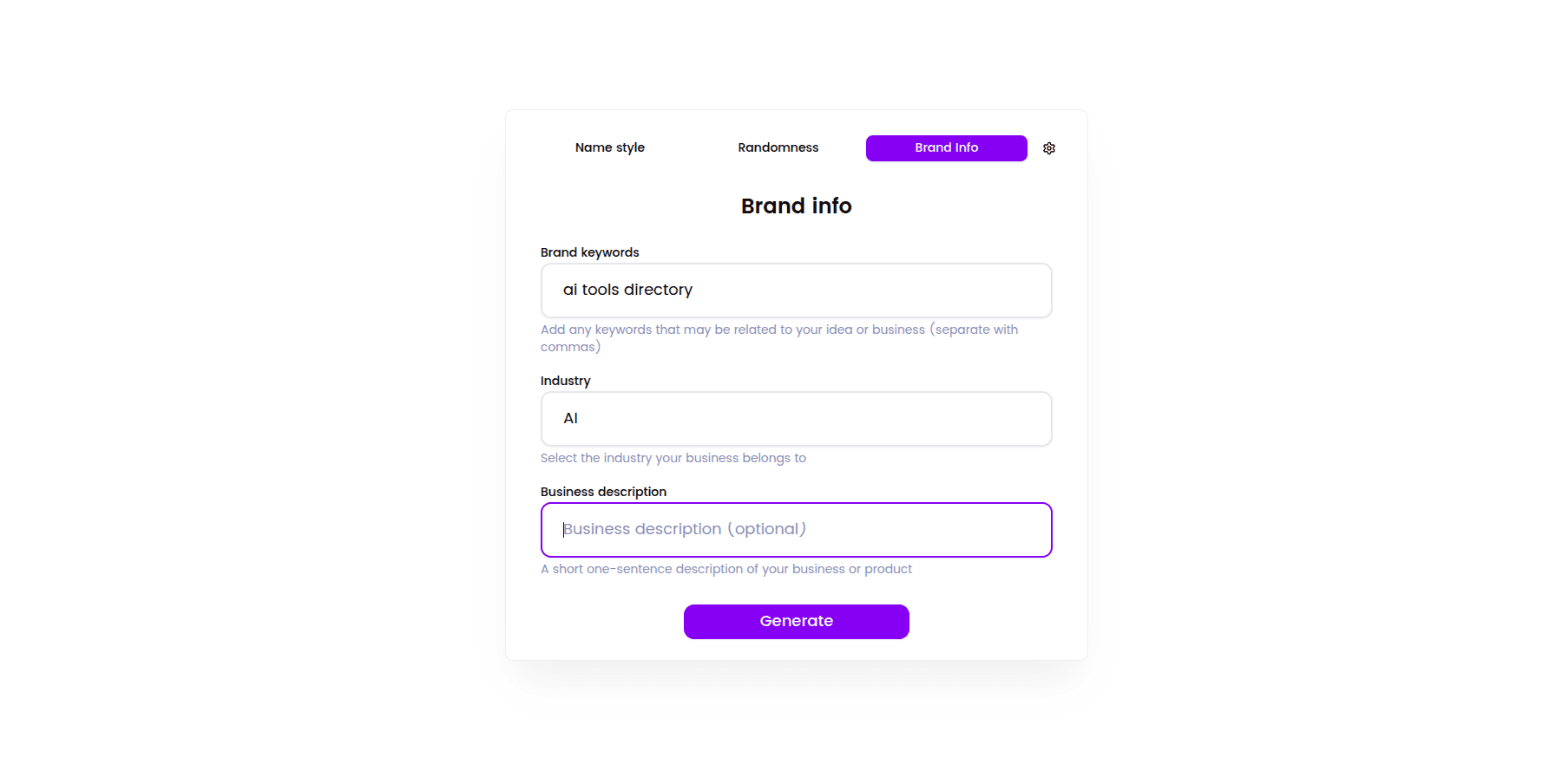 NameSnack screenshot 3