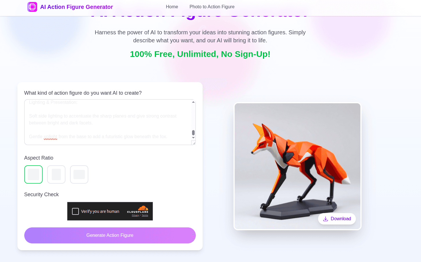 AI Figure Generator screenshot 1