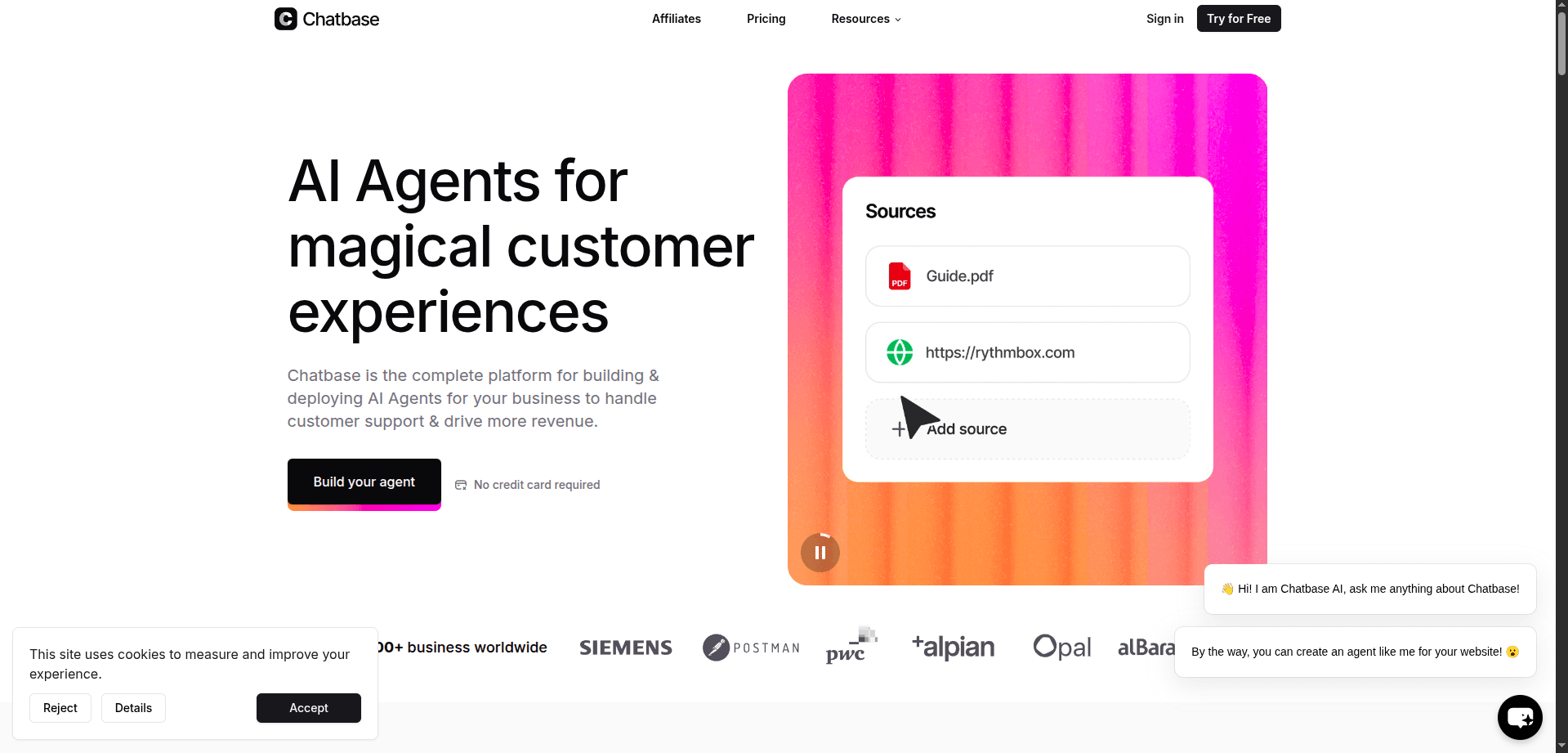 Chatbase screenshot 1