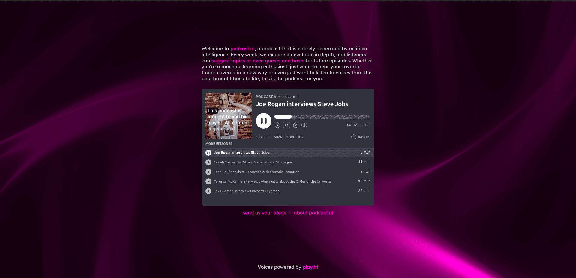 Podcast screenshot 1
