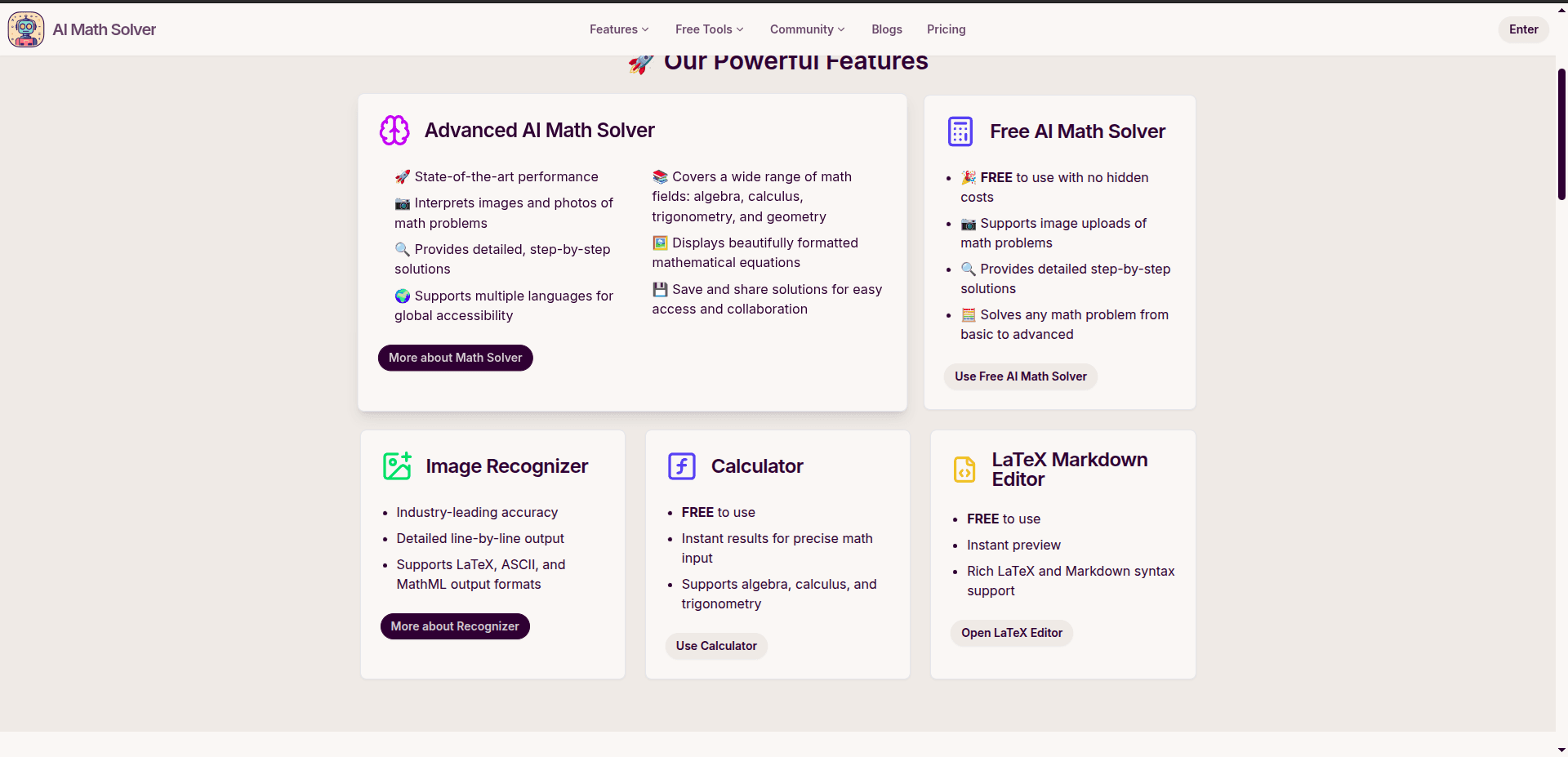 AI Math Solver screenshot 1