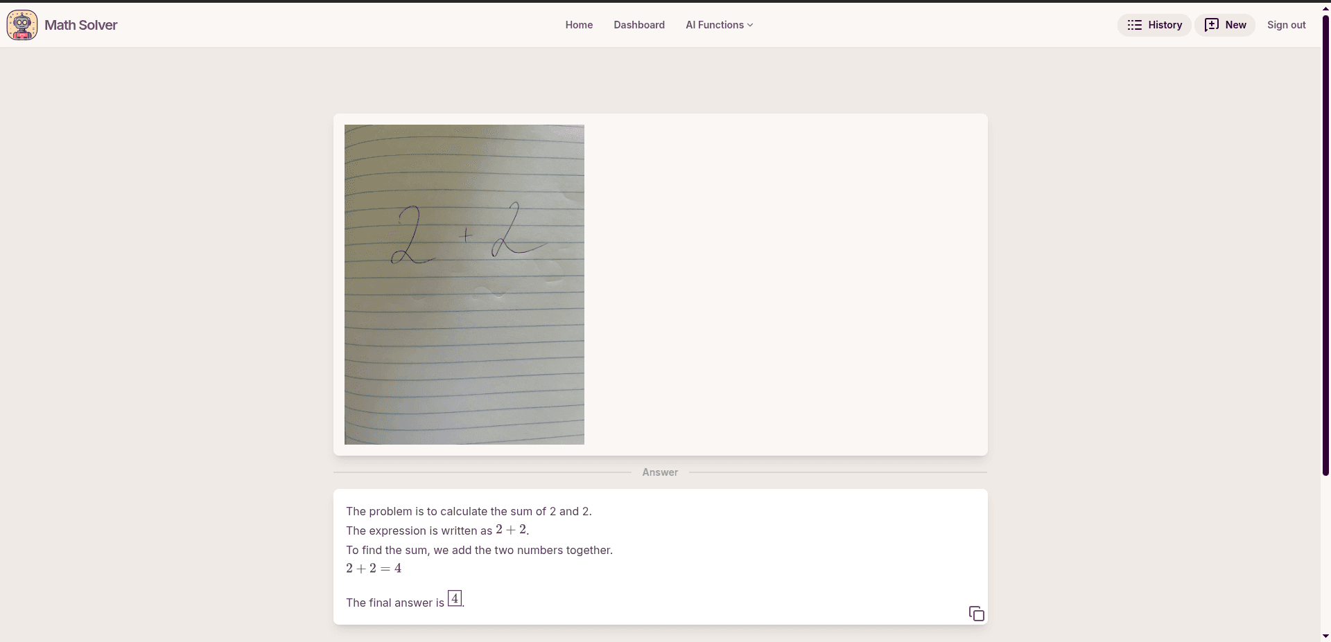 AI Math Solver screenshot 3