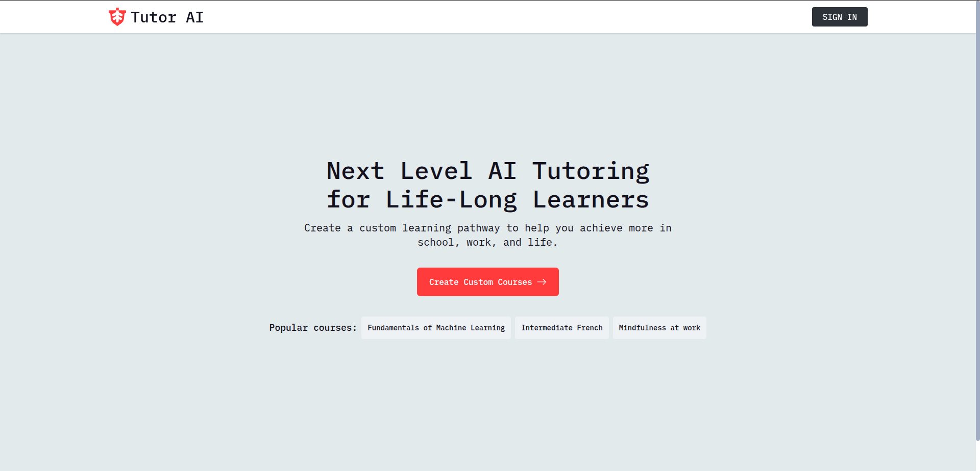 TutorAI screenshot 1