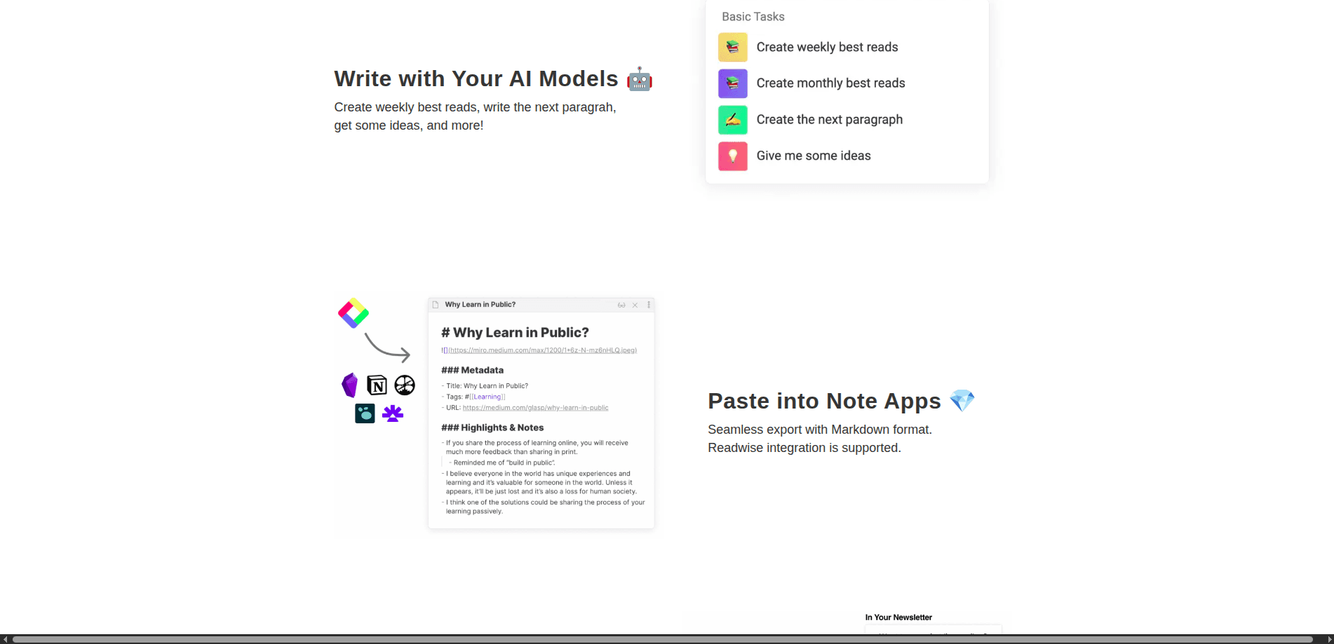 Glasp screenshot 2