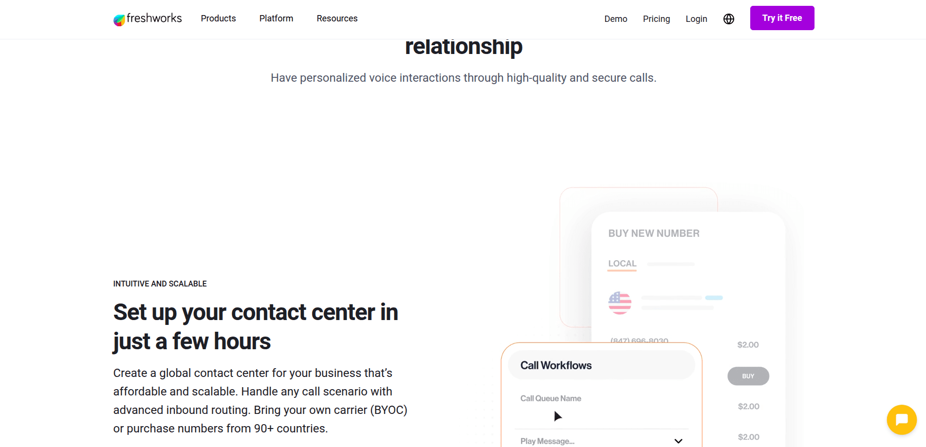 Freshcaller screenshot 2