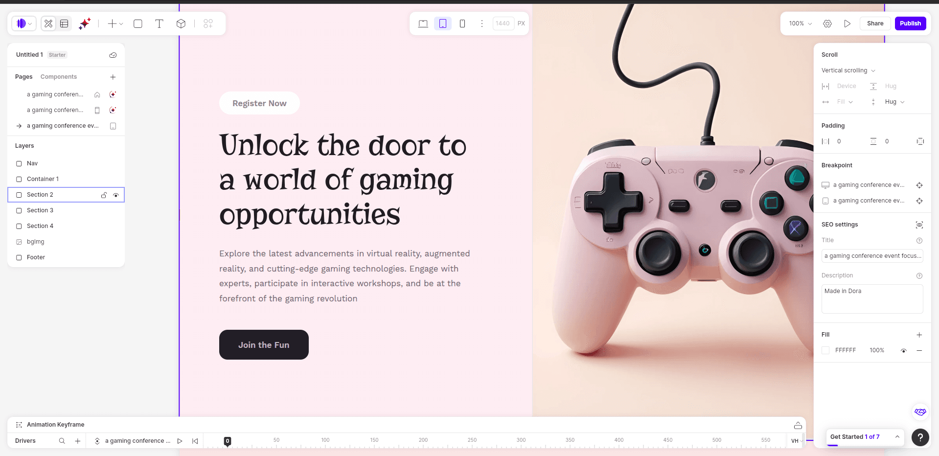 dora screenshot 1