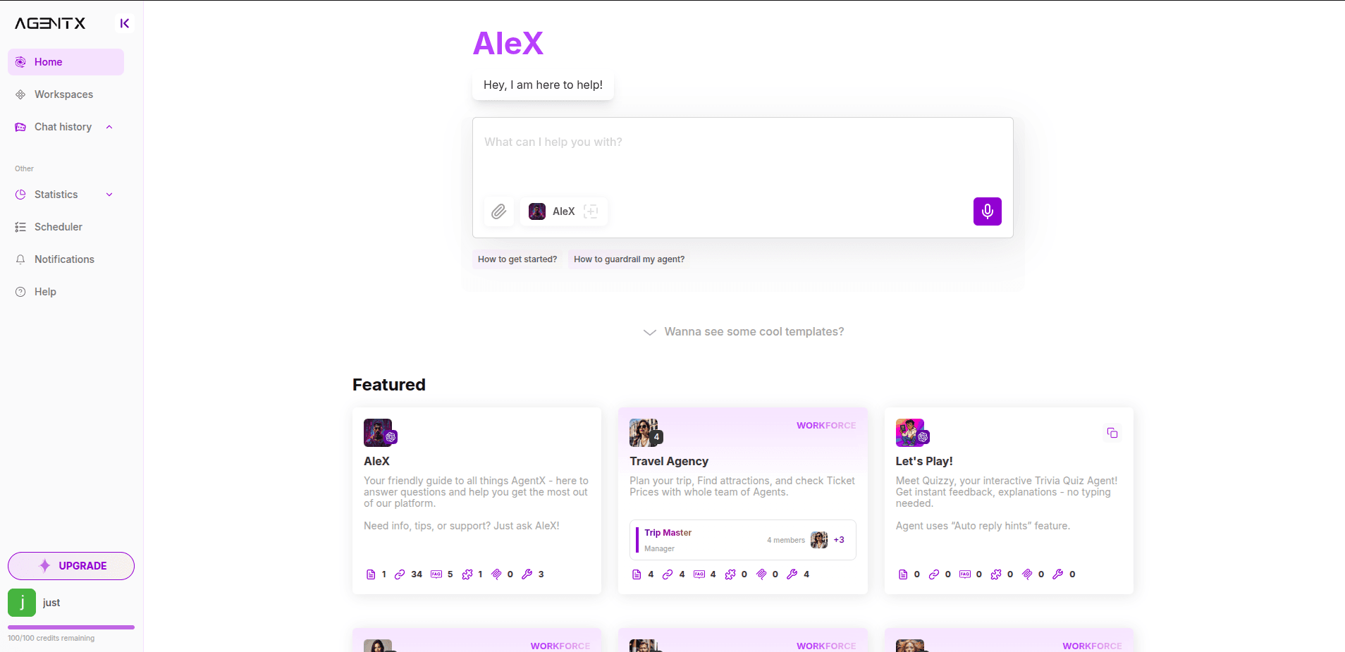 AgentX Platform screenshot 2