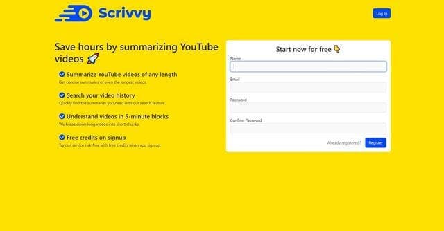 Scrivvy Summarizer screenshot 1