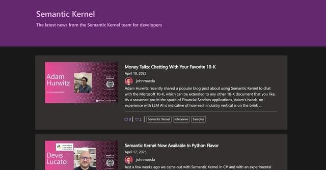 Semantic Kernel News screenshot 1