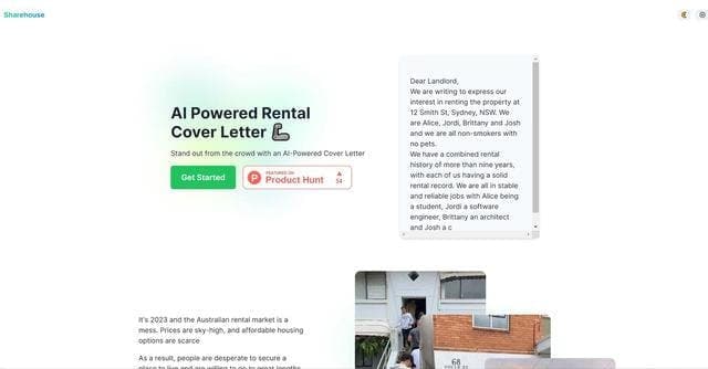 Sharehouse screenshot 1