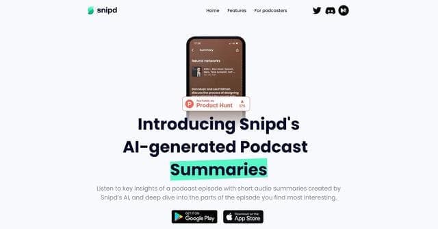 Snipd screenshot 1