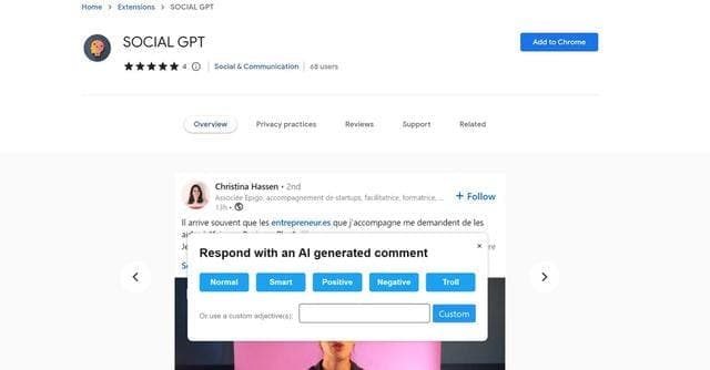 Social GPT screenshot 1