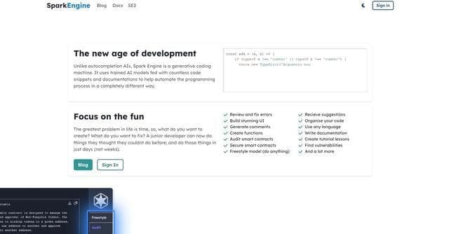 Spark Engine screenshot 1