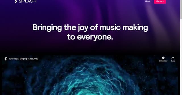 Splashmusic screenshot 1
