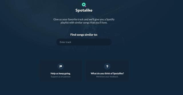 Spotalike Playlists screenshot 1