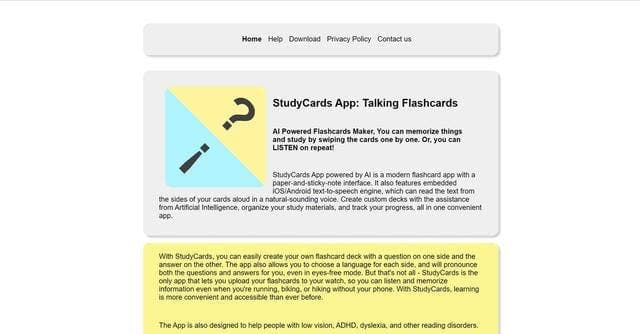 Talking Flashcards screenshot 1