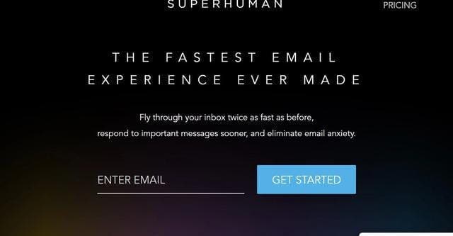 Superhuman screenshot 1