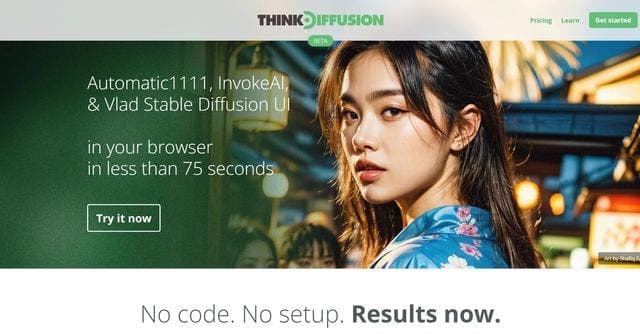 Thinkdiffusion screenshot 1